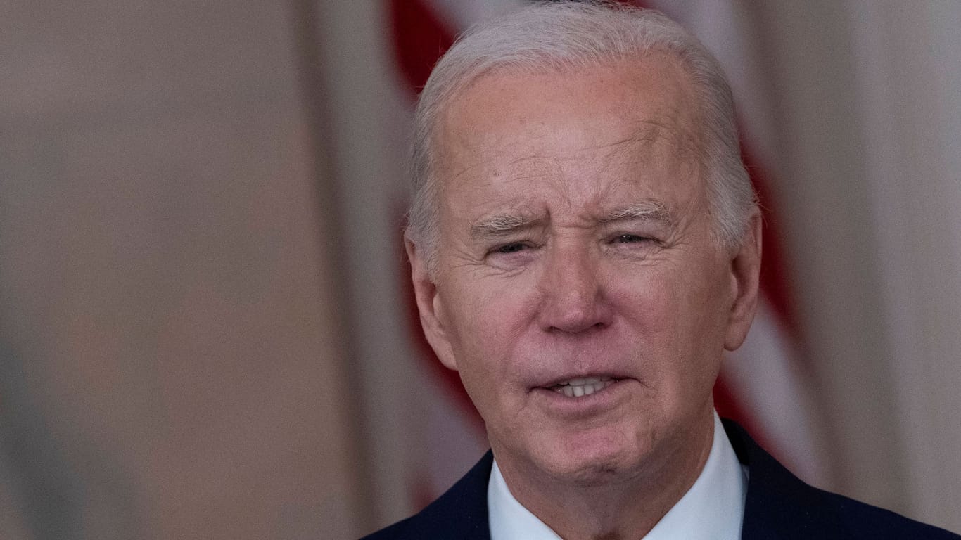 Joe Biden: Bereits im Oktober hatte der US-Präsident beim Kongress ein mehr als 100 Milliarden Dollar schweres Paket beantragt.