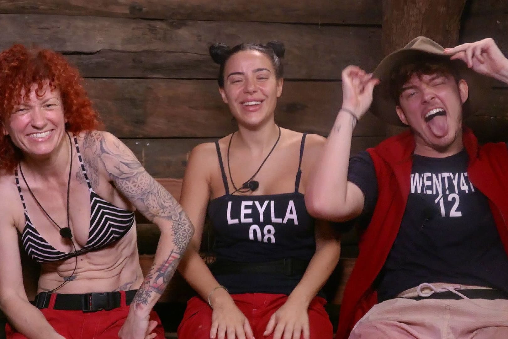 Lucy, Leyla und Tim: Das Trio stimmt sich auf das Dschungelcamp-Finale der 17. Staffel ein.