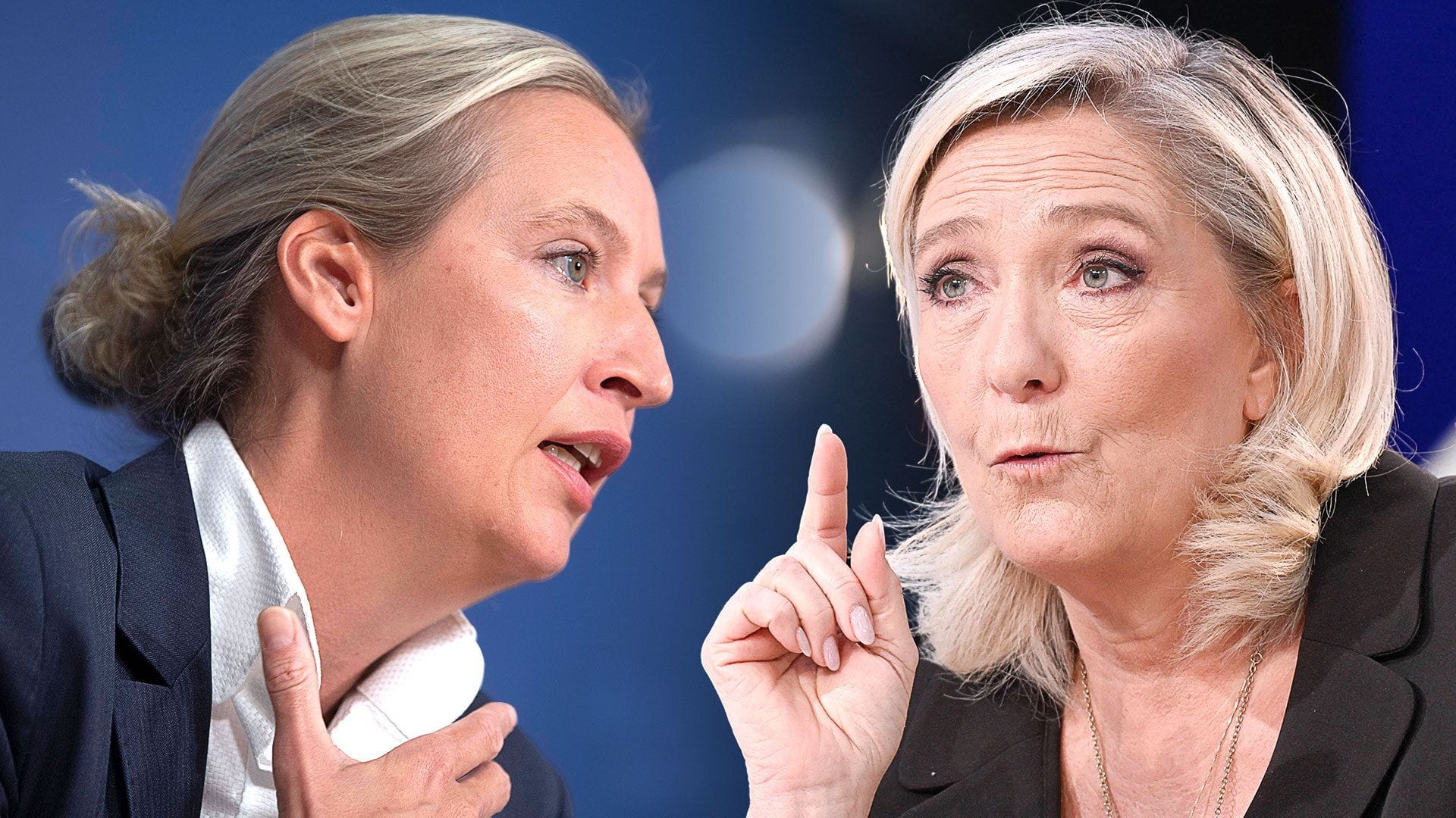 AfD-Chefin Alice Weidel und Marine Le Pen: Spitzentreffen in Paris.