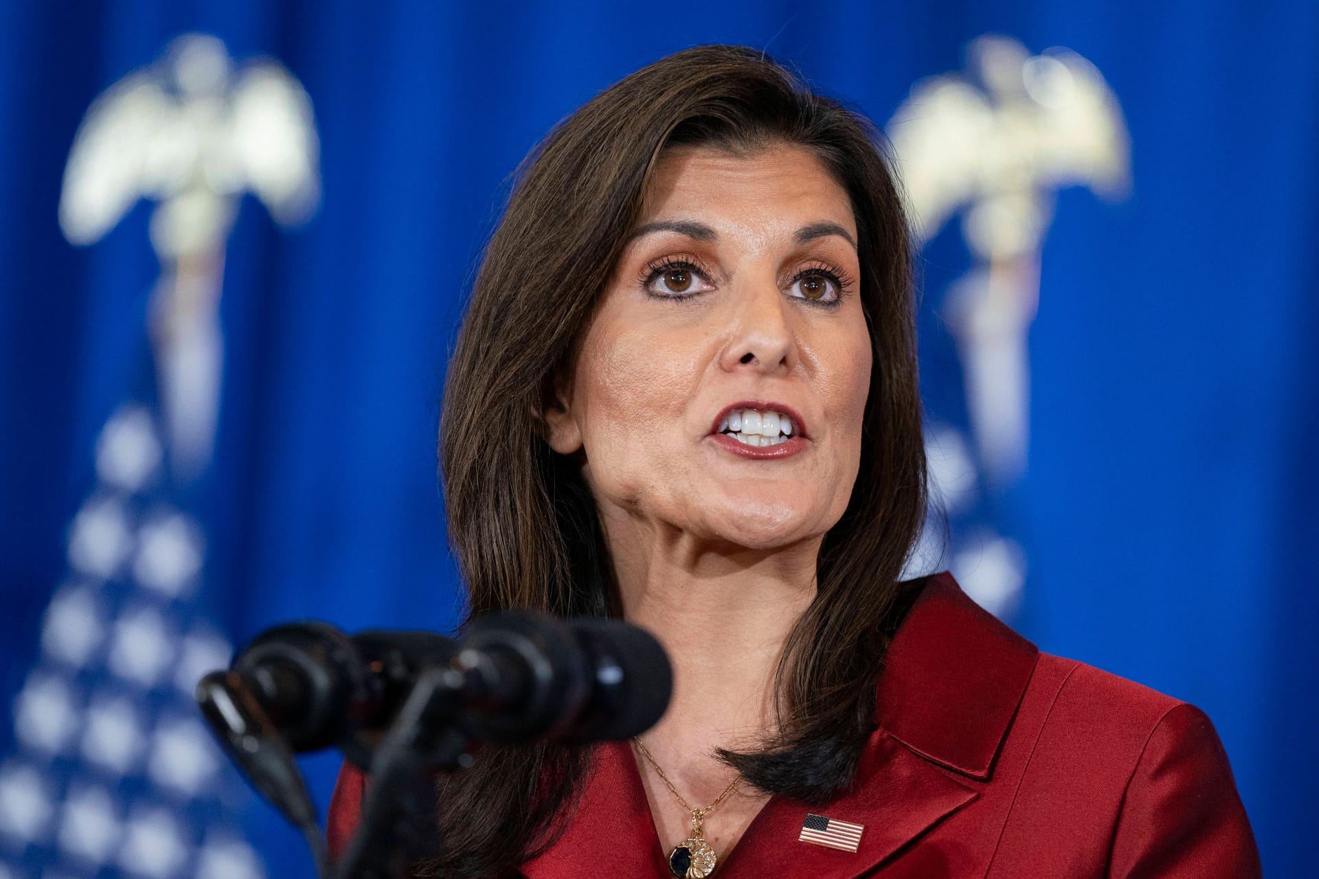 Nikki Haley bei einer Wahlkampfveranstaltung in South Carolina.