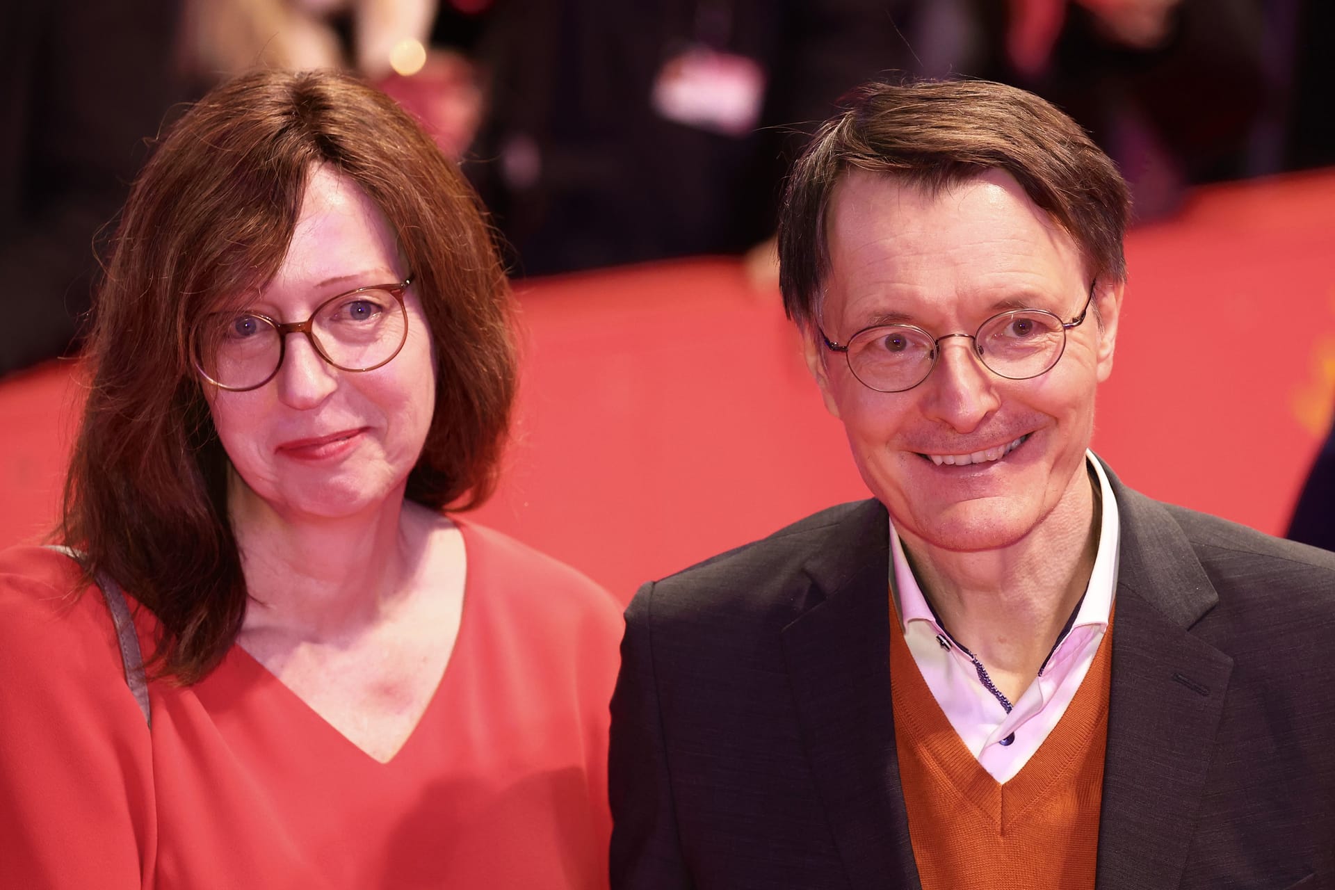Karl Lauterbach und Elisabeth Niejahr bei der Berlinale