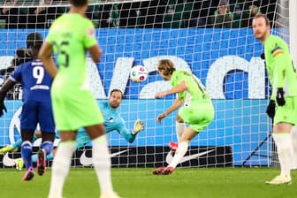 Der Endstand: Wolfsburgs Majer trifft per Elfmeter gegen Hoffenheim.