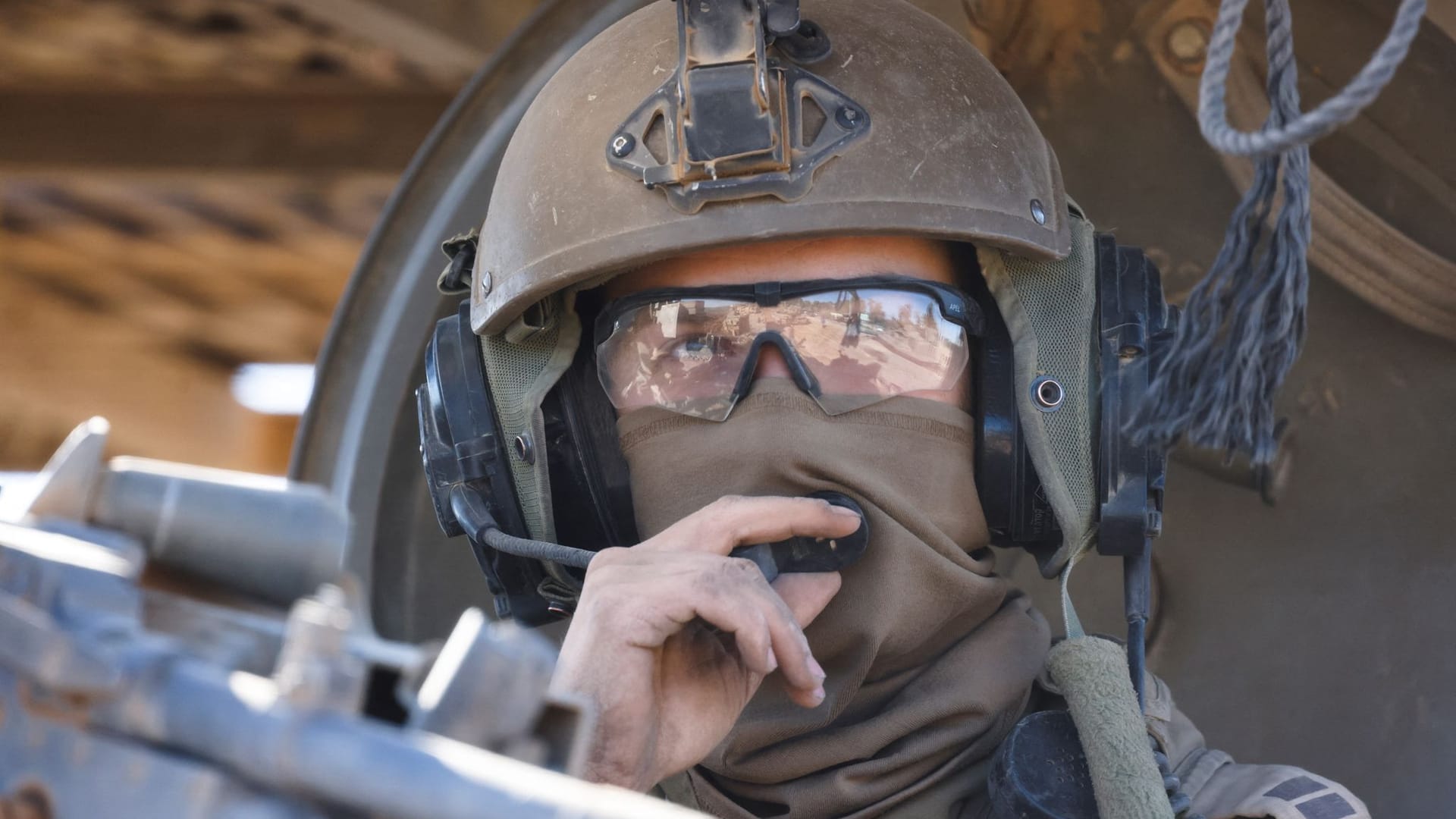 Israelischer Soldat nach einem Kampfeinsatz im Gazastreifen.