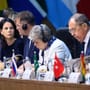 G20: Baerbock bietet russischem Außenminister Lawrow die Stirn G20: Baerbock bietet russischem Außenminister Lawrow die Stirn
