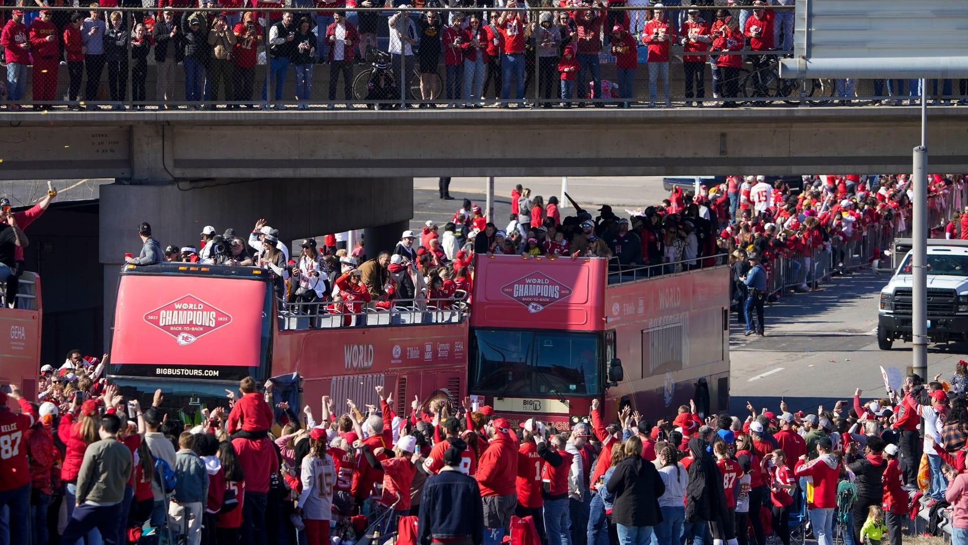 Siegesparade der Kansas City Chiefs Siegesparade der Kansas City Chiefs