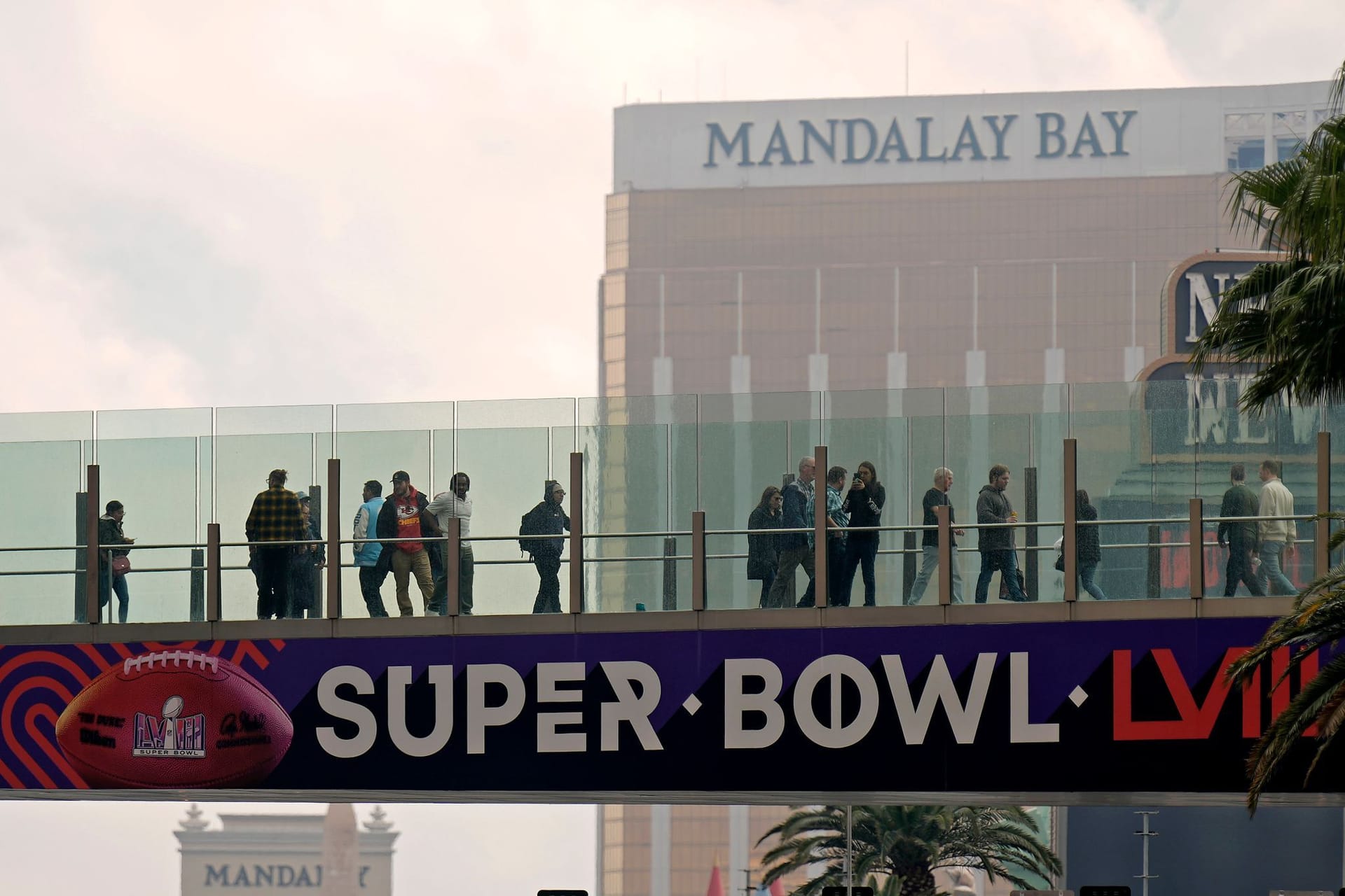 Vor dem Super Bowl in Las Vegas