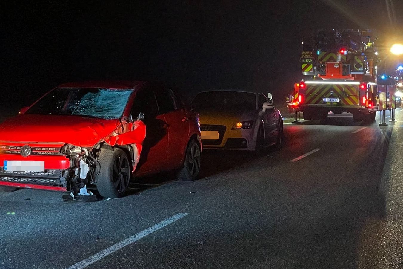 Unfallstelle in Weilerswist: In der Nacht erlag hier ein 20-Jähriger seinen Verletzungen.