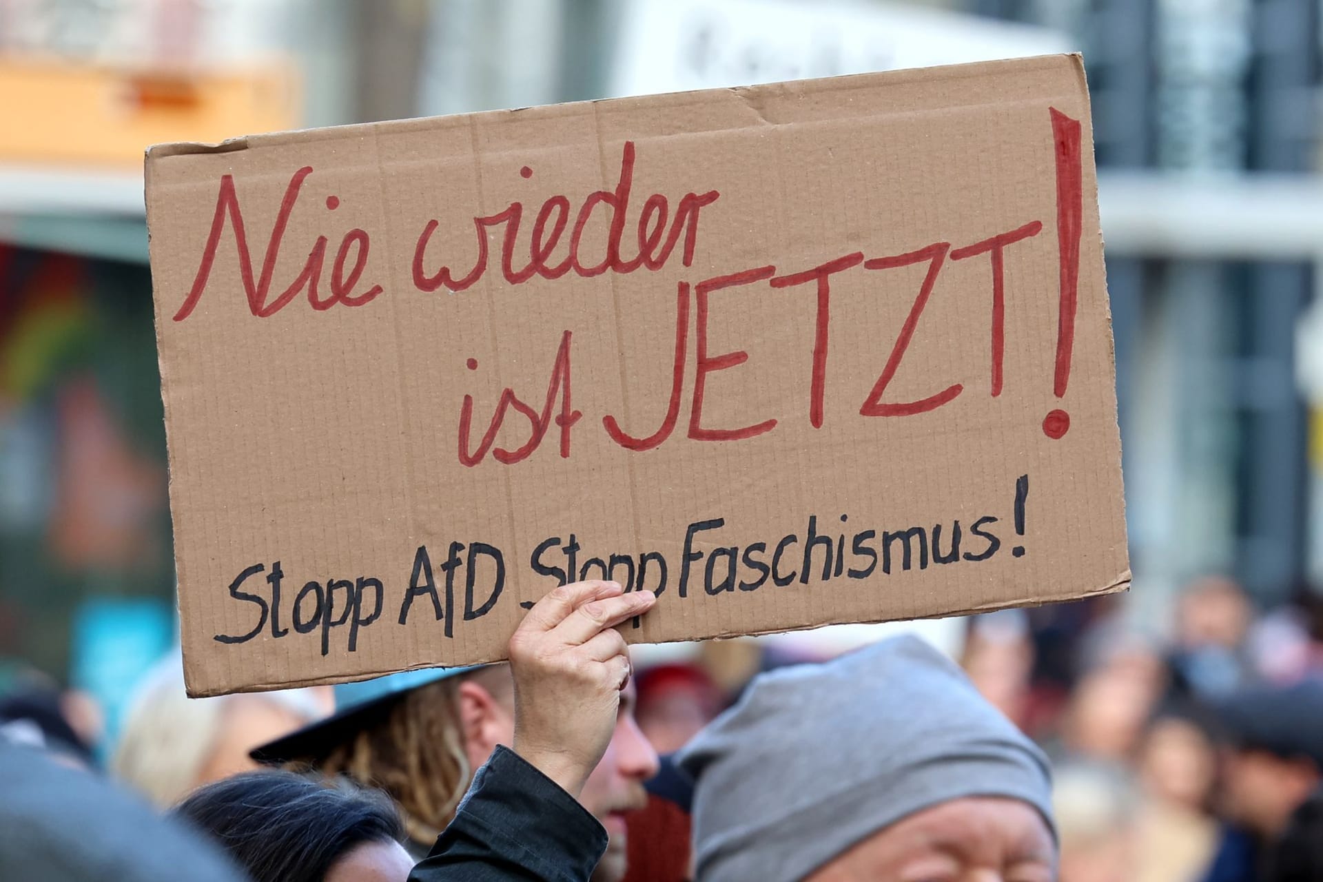 Demonstrationen gegen rechts in Magdeburg