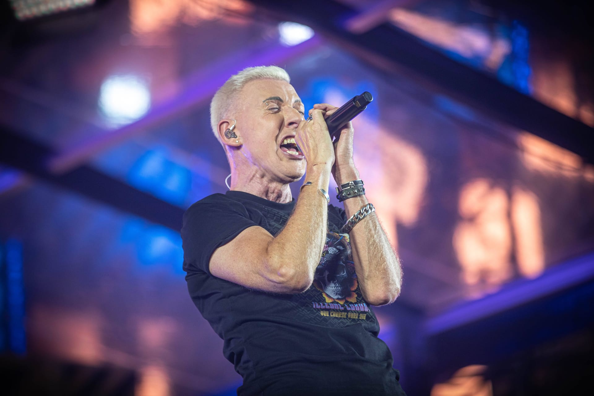 Scooter beim Electric Love Festival 2023 (Archivbild): Im November kommt die Band nach Köln.