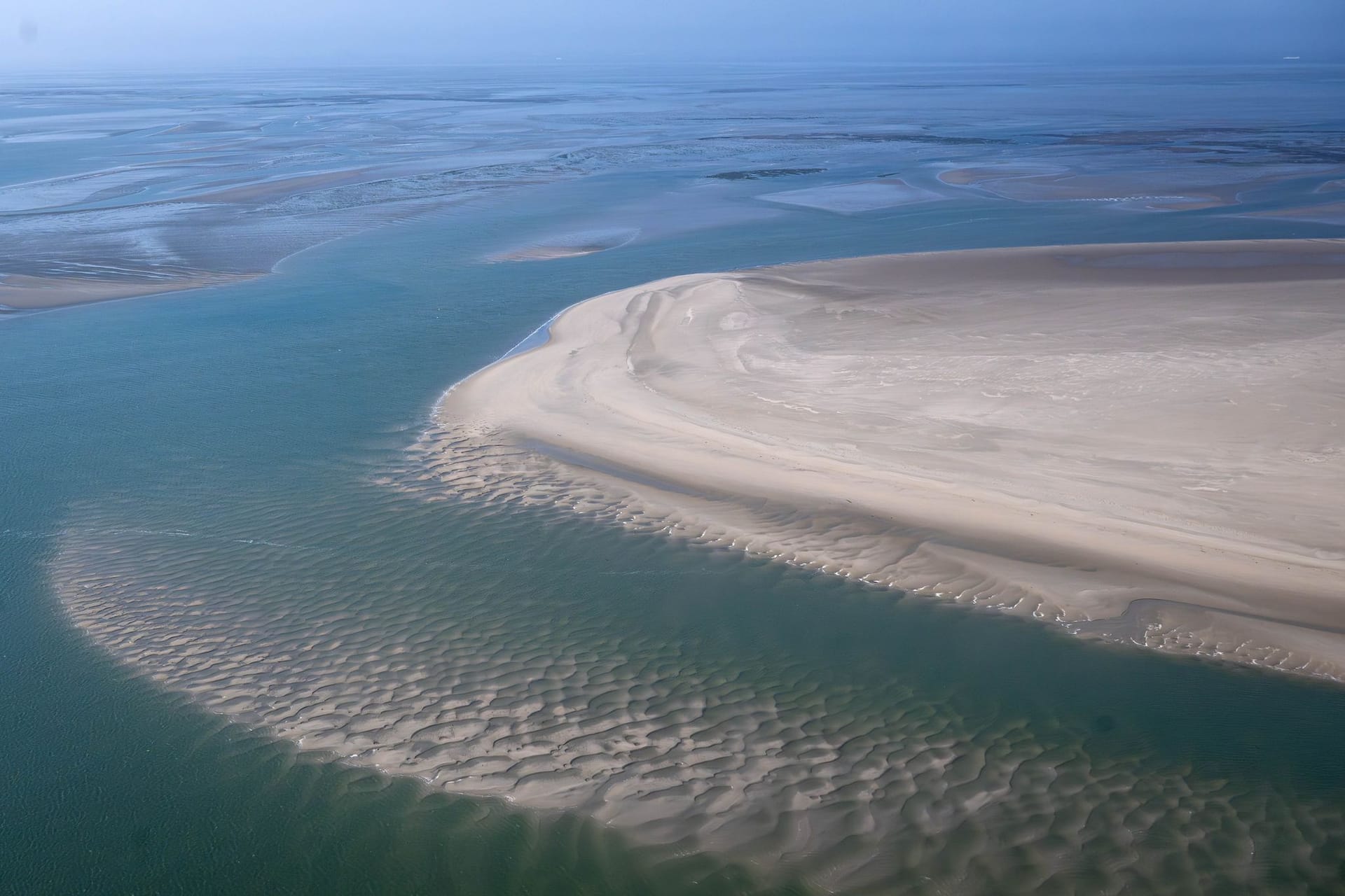 Das Wattenmeer aus der Luft