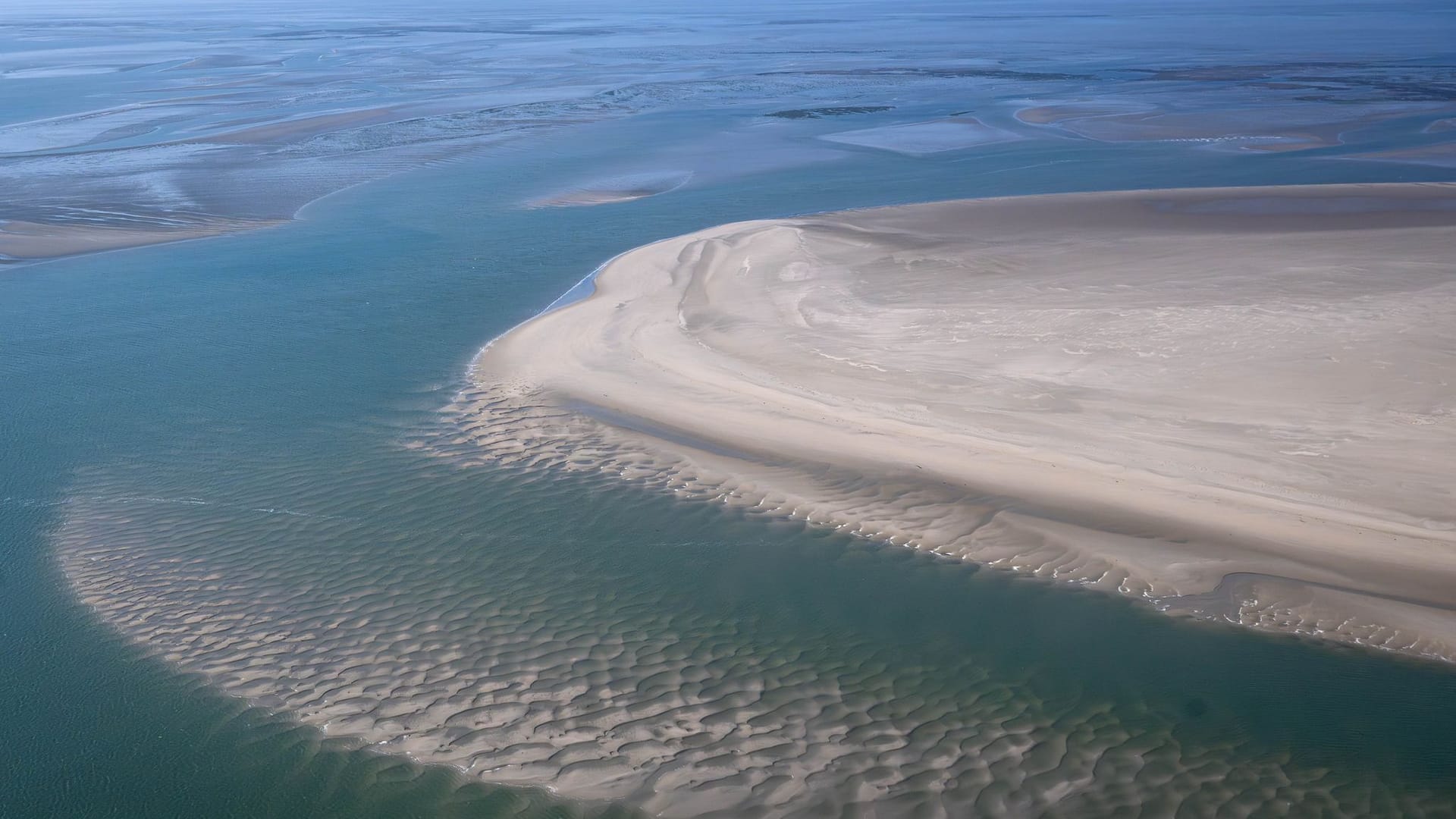 Das Wattenmeer aus der Luft