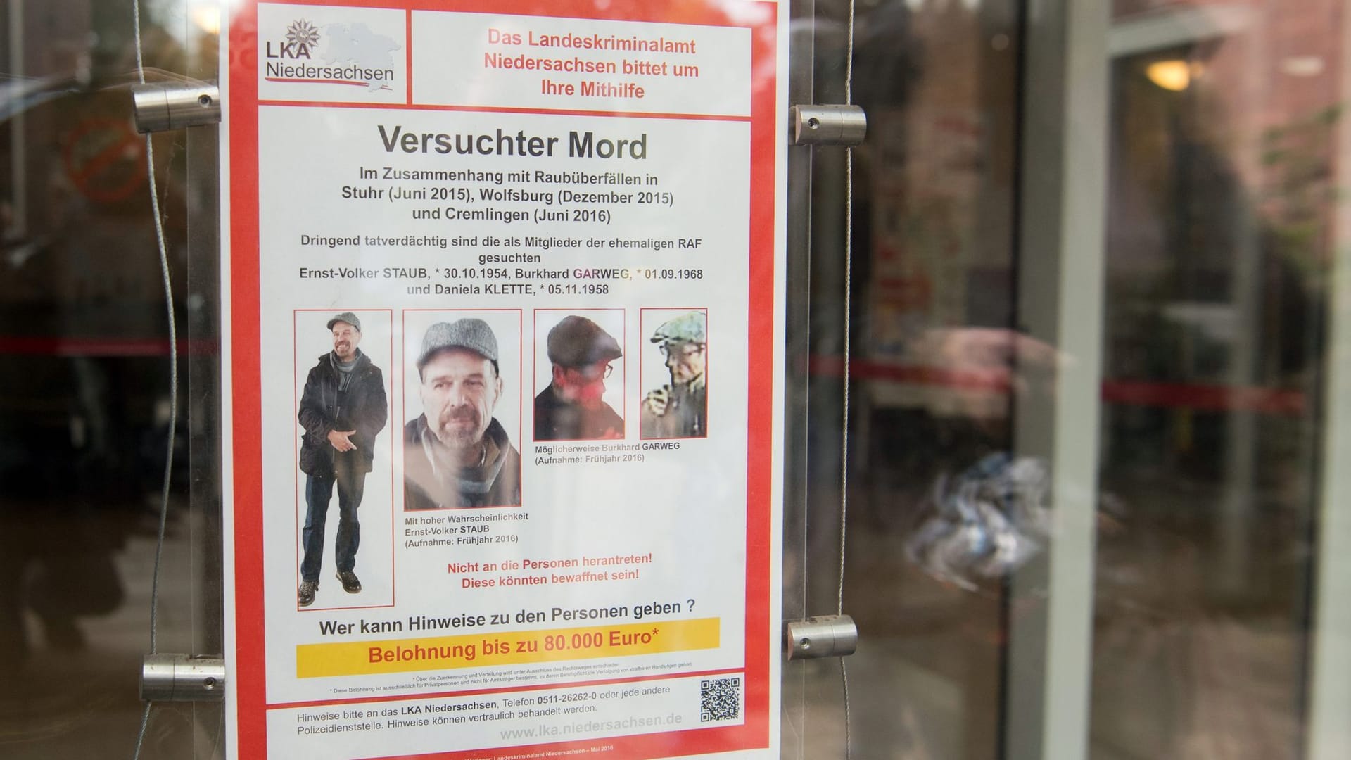 Fahndung nach Ex-RAF-Terroristen Fahndung nach Ex-RAF-Terroristen