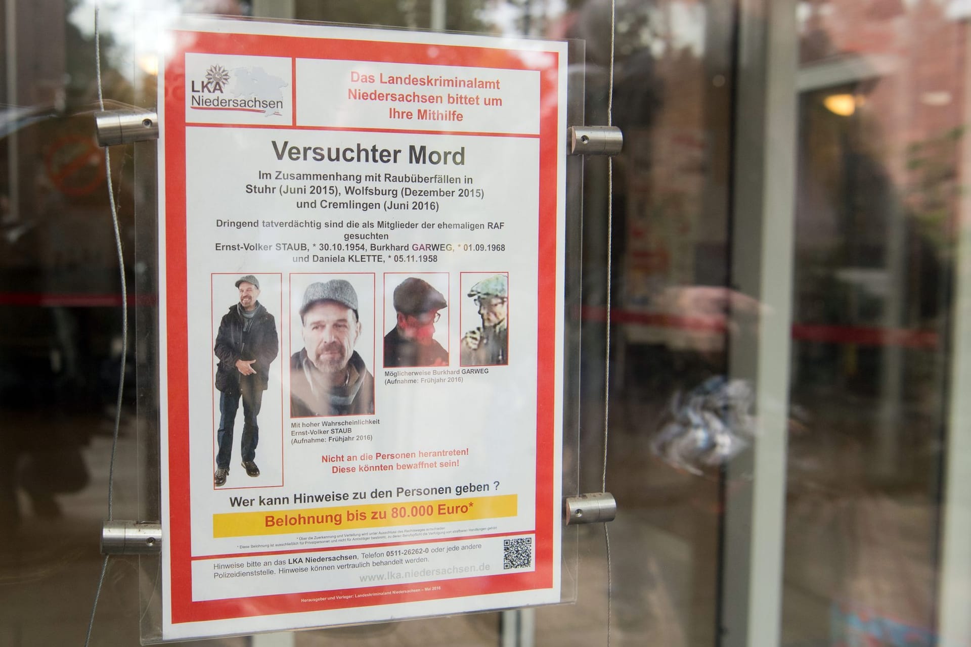 Fahndung nach Ex-RAF-Terroristen
