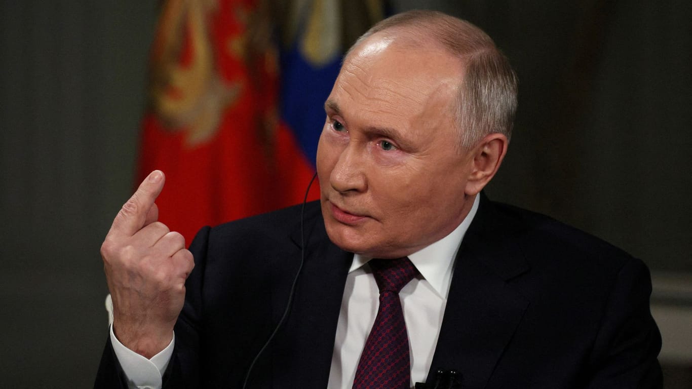 Wladimir Putin im Interview: Im Gespräch argumentierte Russlands Präsident pseudohistorisch.