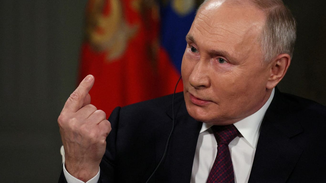 Wladimir Putin im Interview: Im Gespräch argumentierte Russlands Präsident pseudohistorisch.