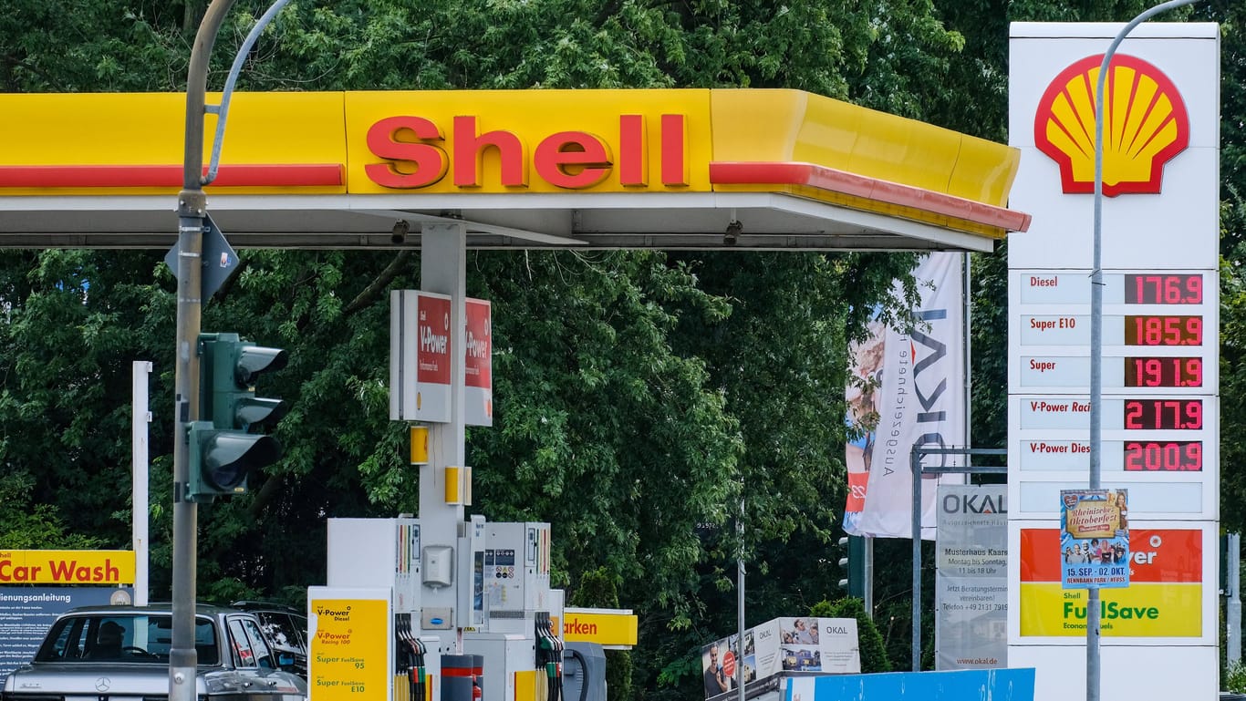 Tanken im Januar: Bei Shell war es mit am teuersten.