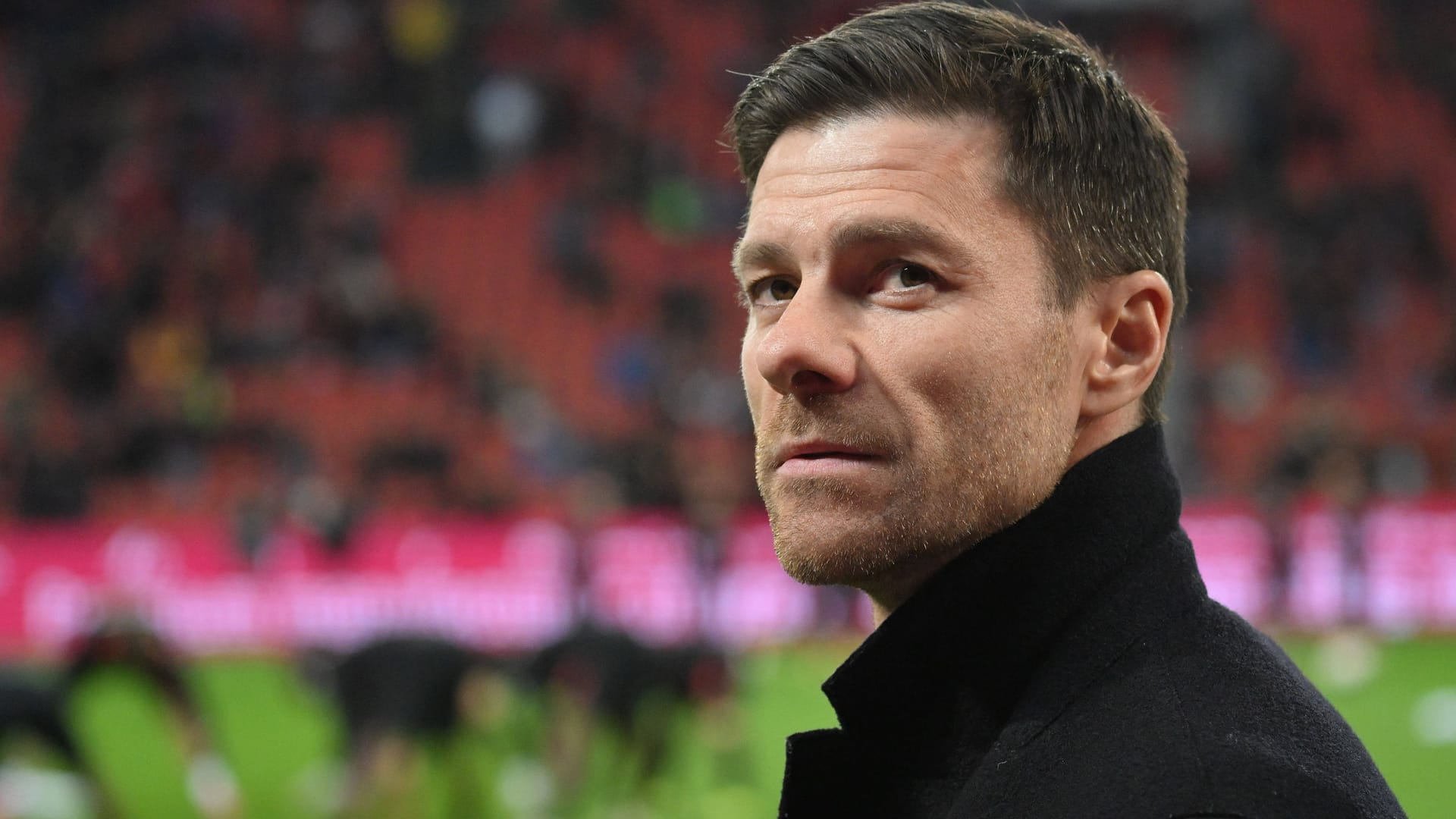 Xabi Alonso: Der Trainer von Bayer Leverkusen durfte früh über ein Tor seiner Mannschaft jubeln.