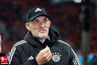Thomas Tuchel: Der Bayern-Trainer war genervt von den Fragen Patrick Wasserziehrs.