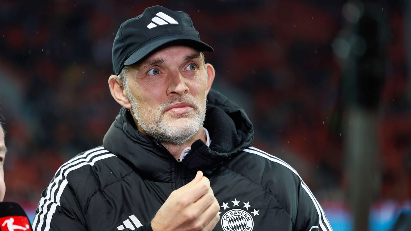 Thomas Tuchel: Der Bayern-Trainer war genervt von den Fragen Patrick Wasserziehrs.