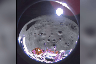 Mondlandung: Der Lander "Nova-C" schickt erste Bilder.