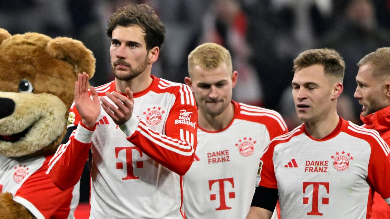 Leon Goretzka, Matthijs de Ligt und Joshua Kimmich: Eigentlich waren die drei Bayern-Stars mal als künftige Führungsspieler gedacht.