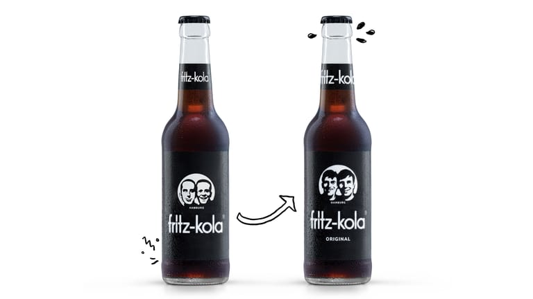 FritzKola Neues Design und Logo für KultGetränkemarke