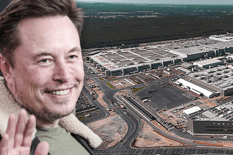 Elon Musk und das Tesla-Werk in Grünheide: Der Tesla-Chef kommt wohl nach Brandenburg.