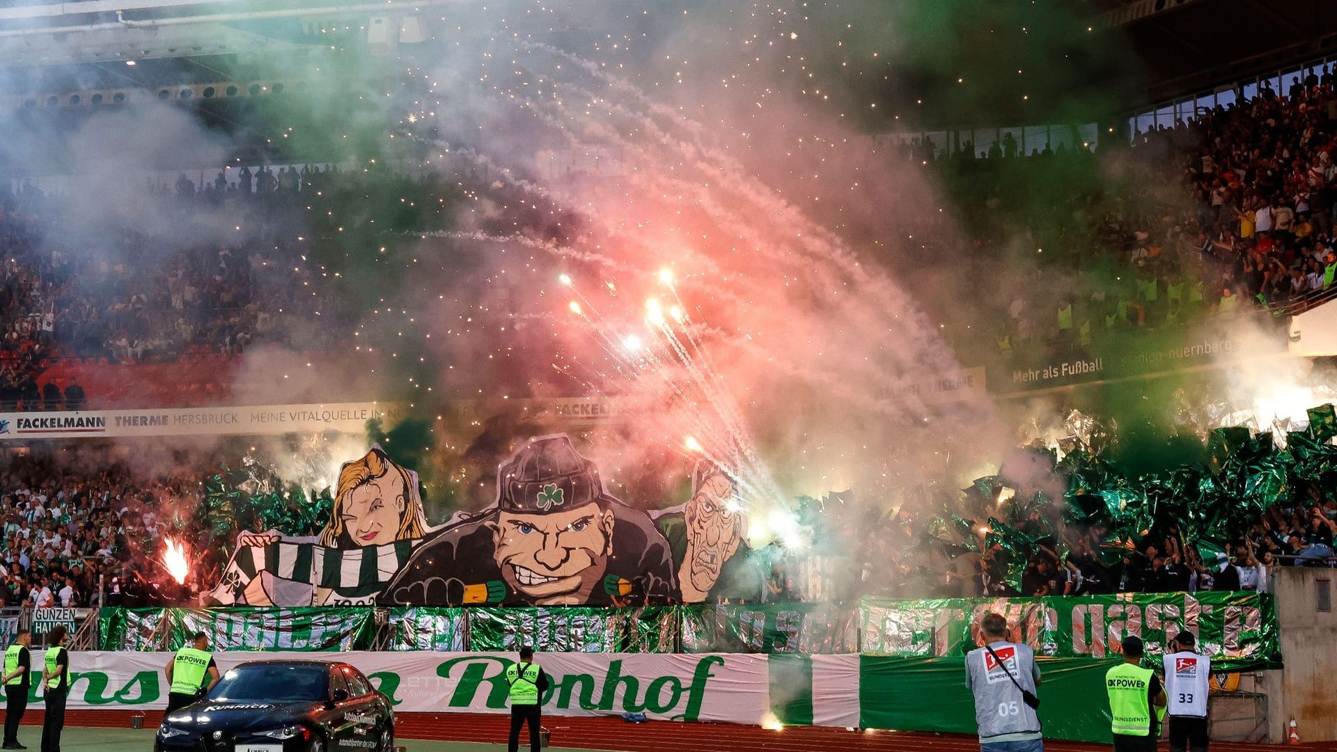 SpVgg Greuther Fürth - Pyrotechnik