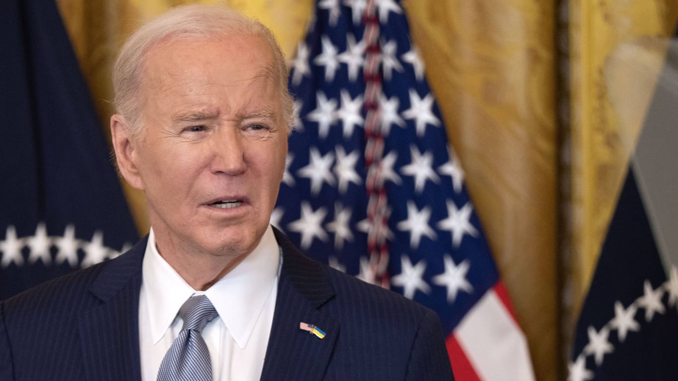 Unter Druck wegen Gaza: US-Präsident Joe Biden muss um Stimmenverluste in Michigan fürchten (Archivbild).