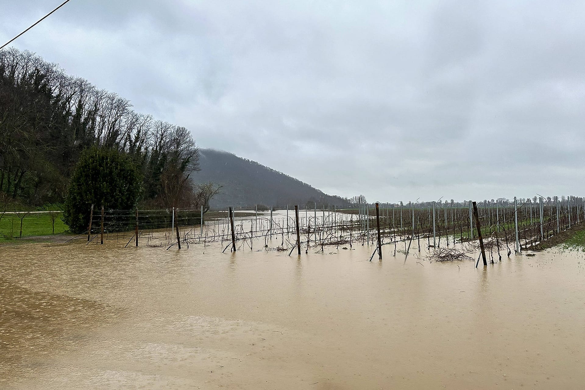 Unwetter in Venetien: Alarmstufe Rot vom Katastrophenschutz ausgerufen.