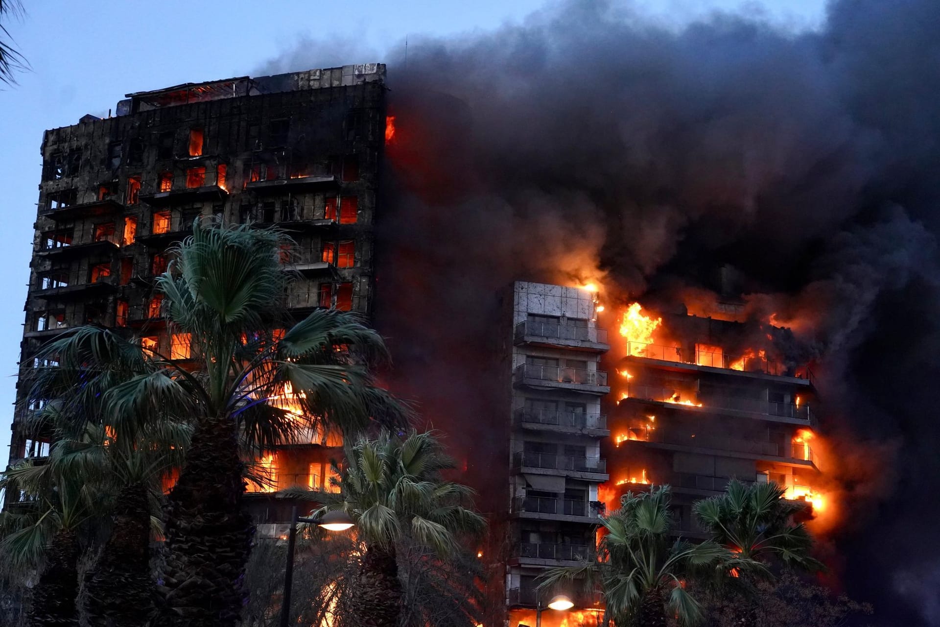 Großbrand in Valencia