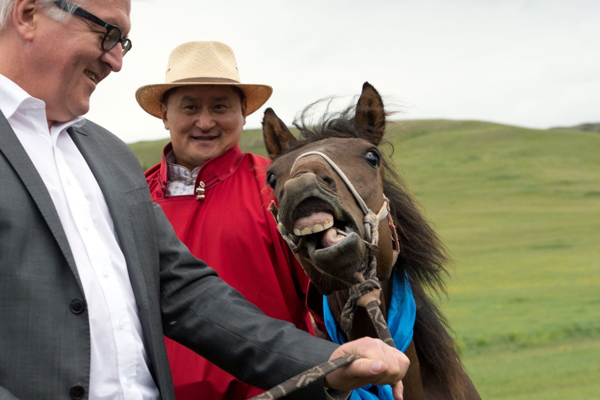 Steinmeier in der Mongolei