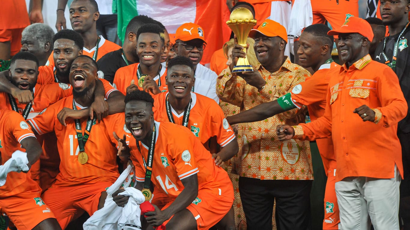 Im Stade Olympique von Alassane sicherte sich Gastgeber Elfenbeinküste den Titel beim Afrika-Cup.