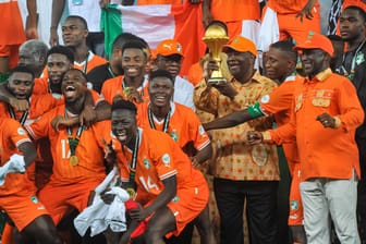Im Stade Olympique von Alassane sicherte sich Gastgeber Elfenbeinküste den Titel beim Afrika-Cup.