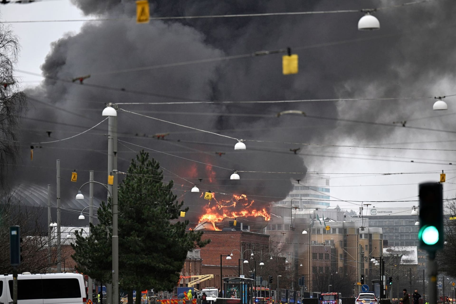 Brand in Schweden