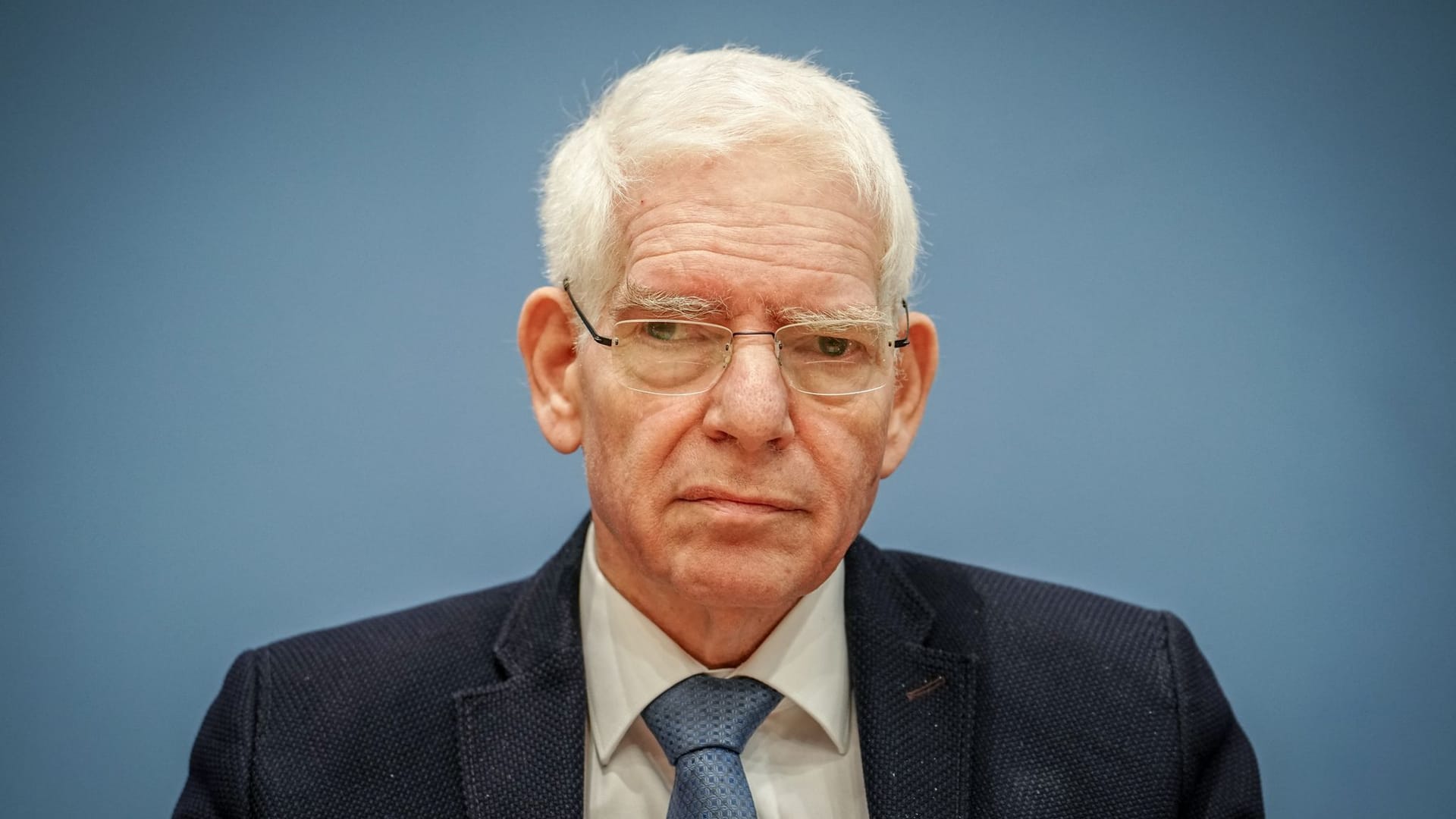 25.01.2024, Berlin: Josef Schuster, Präsident des Zentralrats der Juden in Deutschland, gibt eine Pressekonferenz zu Antisemitismus in Deutschland nach dem 7. Oktober 2023 im Haus der Bundespressekonferenz.