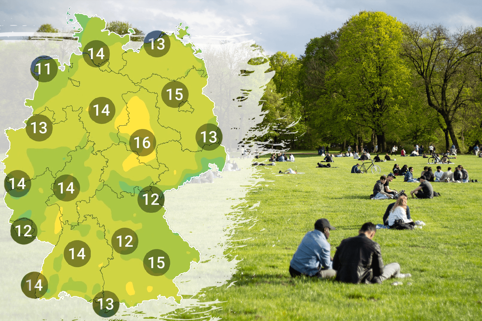 Frühlingshafte Temperaturen im Februar: Tief "Rixa" bringt die Wärme