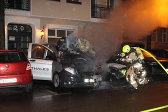 Berlin: In Friedrichshain wurde in der Nacht zu Donnerstag ein Brandanschlag auf ein Auto verübt.