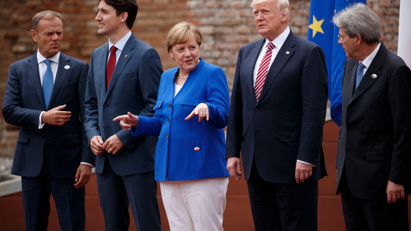 G7 Gipfel im Mai 2017 (Archivbild): Angela Merkel übernimmt das Kommando.
