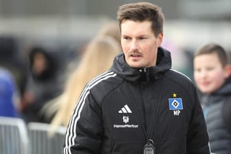 Der neue HSV-Trainer: Merlin Polzin hat vorerst das Amt von Tim Walter übernommen.