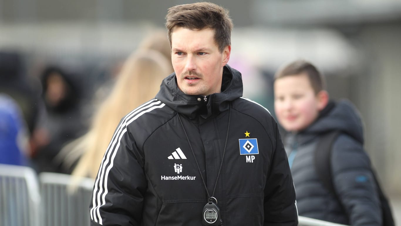 Der neue HSV-Trainer: Merlin Polzin hat vorerst das Amt von Tim Walter übernommen.