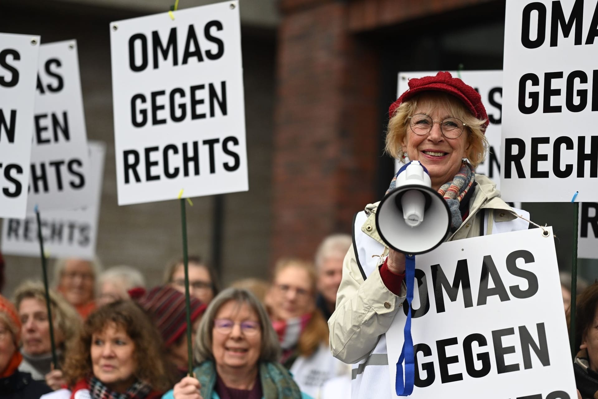 Demonstrationen gegen rechts - Leer