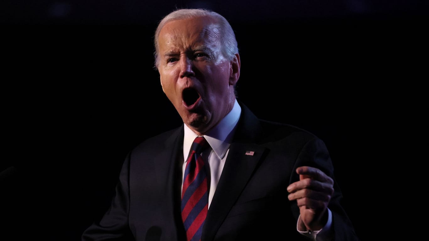 Joe Biden (Archivbild): Er kritisiert die Republikaner, weil sie Ukrainehilfe verweigern.