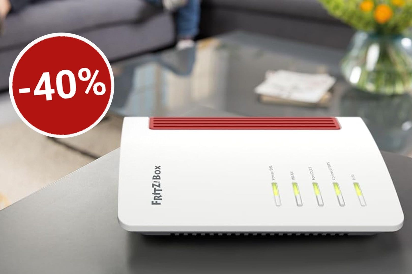 WLAN-Router im Angebot: Die AVM Fritz!Box 7530 ist aktuell bei MediaMarkt radikal reduziert.