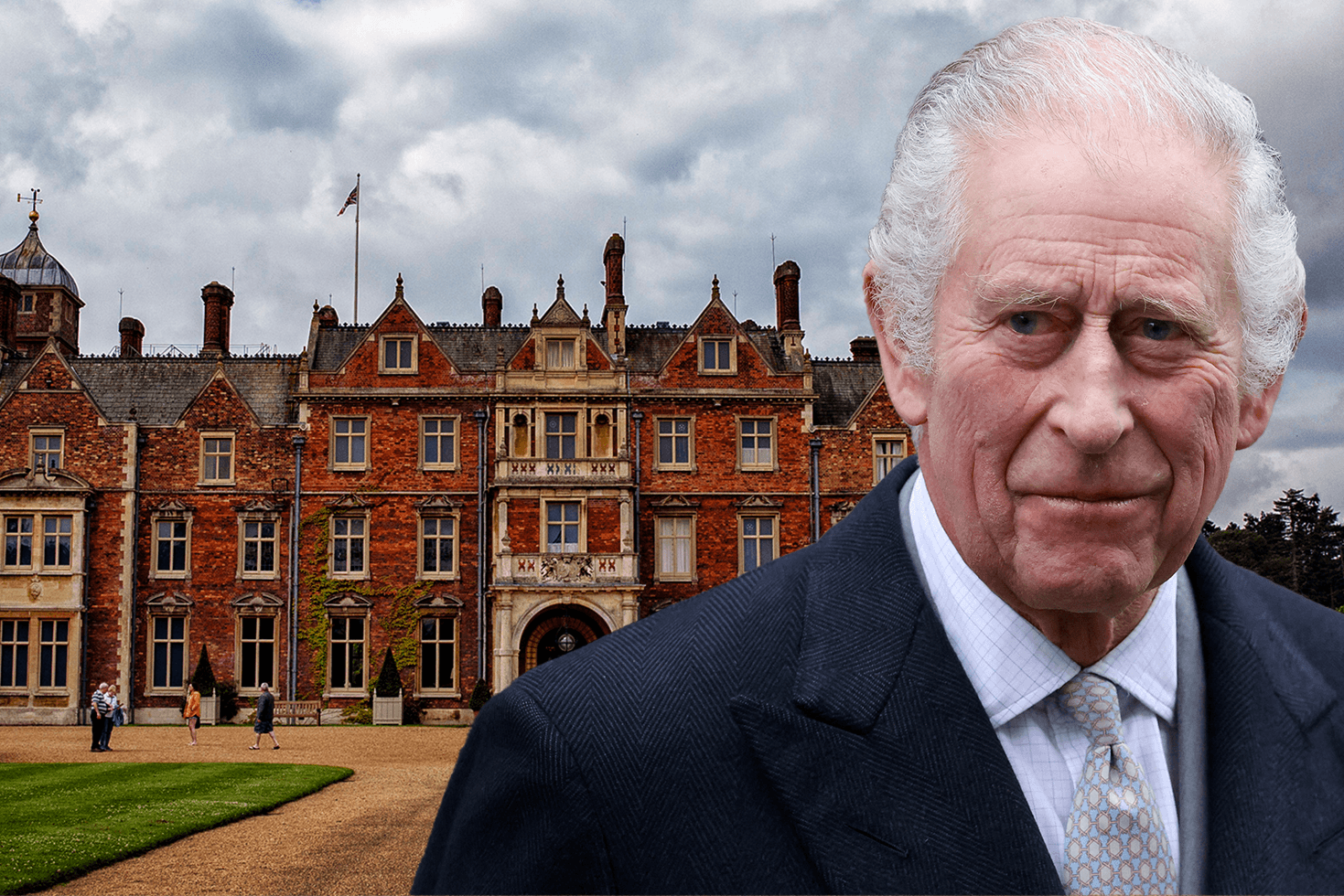 König Charles III.: Nach seiner Krebsdiagnose zog er sich nach Sandringham zurück.