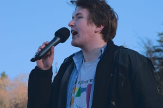 Der 18-jährige Aktivist Luca Barakat.