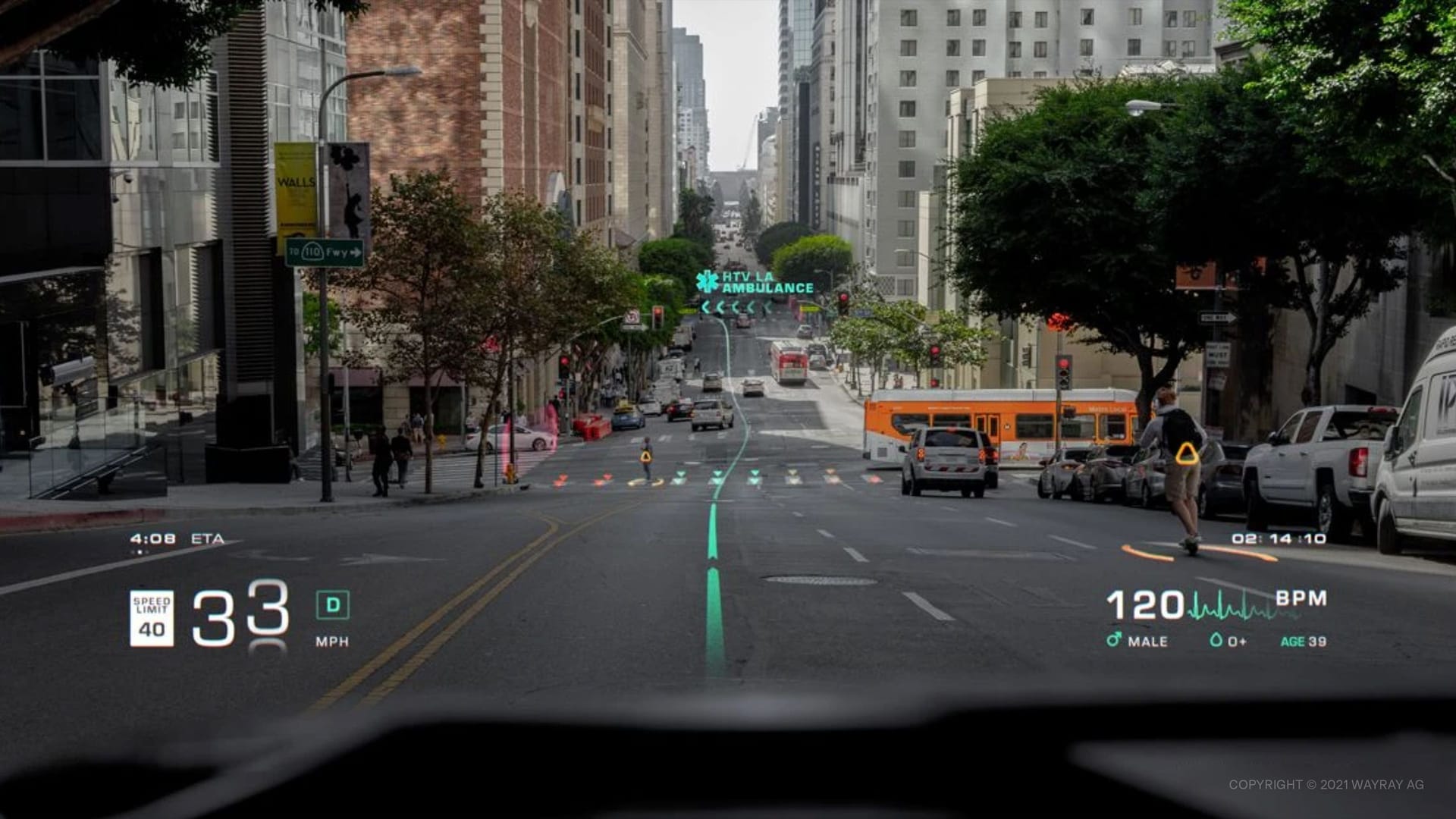 Infos in der Frontscheibe: Head-up-Displays können weit mehr, als nur für die Fahrt relevante Informationen anzeigen.