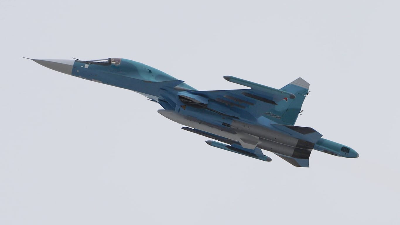 Ein Sukhoi Su-34 Kampfbomber: Die Ukraine hat mehrere der Flieger in kurzer Zeit abgeschossen.