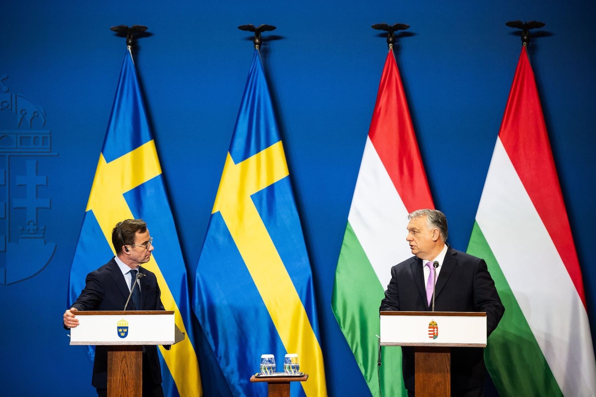 Viktor Orban und Ulf Kristersson