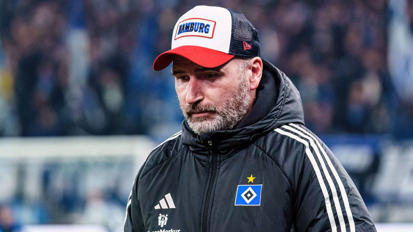 Unter Druck: HSV-Trainer Tim Walter.